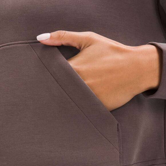 Lululemon Softstreme Hoodie in Espresso Size 12 - Picture 7 of 9